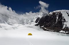 20 Our Tent At Lhakpa Ri Camp I 6500m With The North Col And Everest ABC